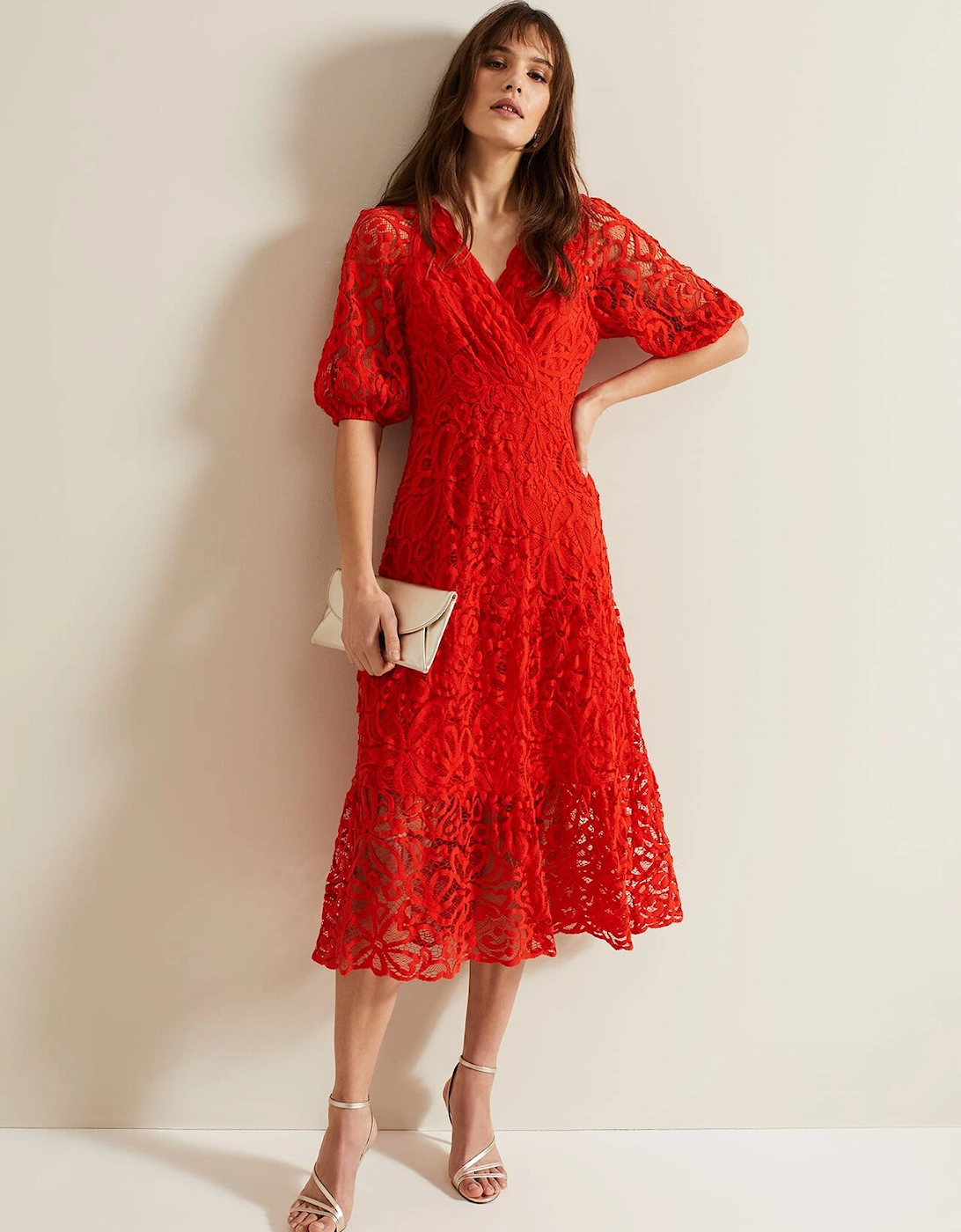 Senna Lace Midi Dress