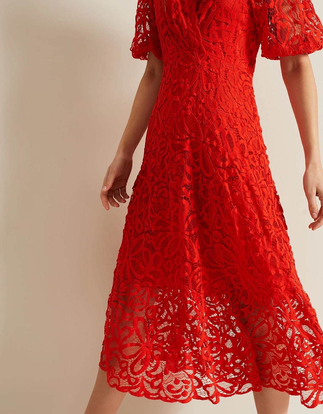 Senna Lace Midi Dress