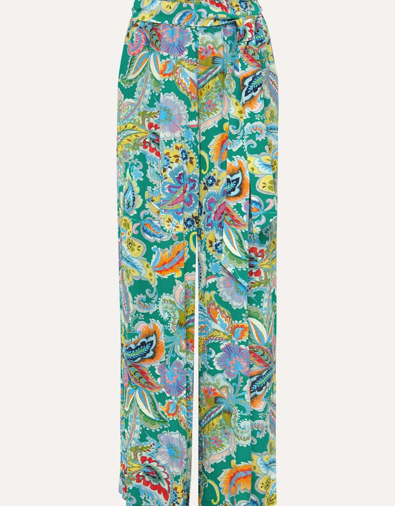 Paisley Wide Leg Trousers