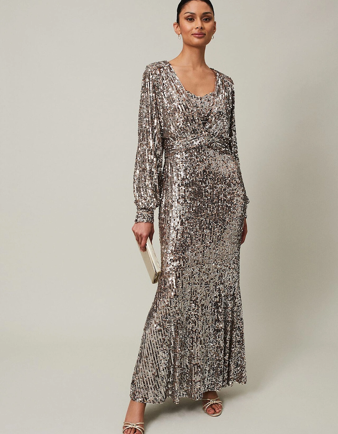 Thalia Sequin Maxi Dress, 9 of 8