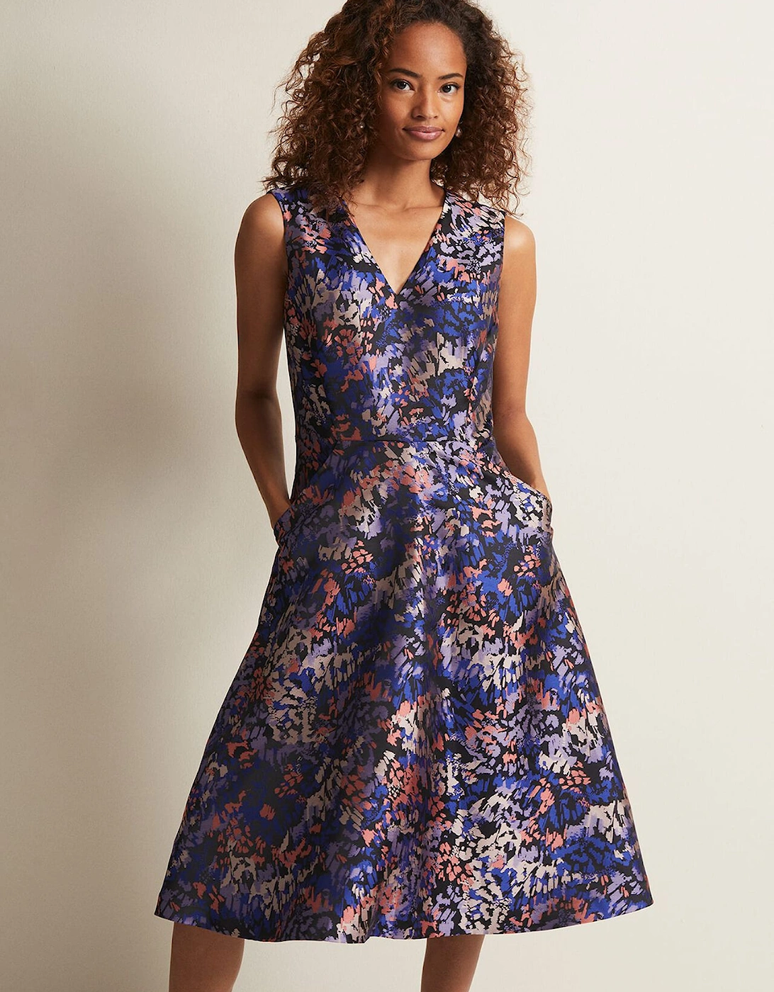 Adonia Abstract Jacquard Dress, 7 of 6