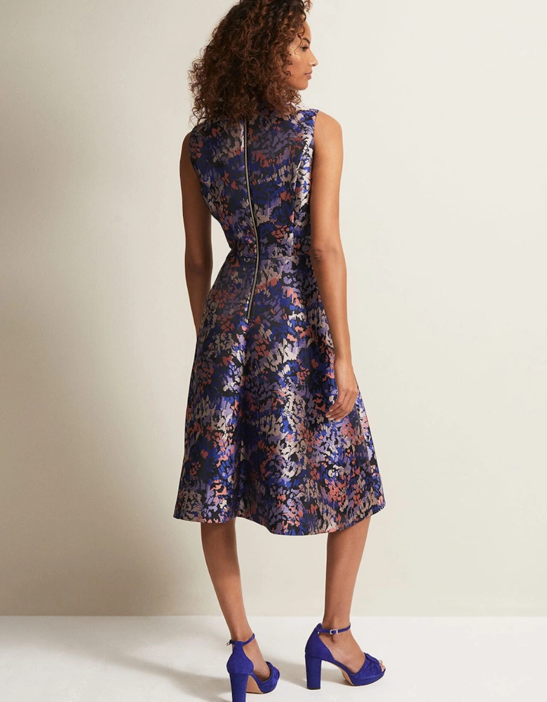 Adonia Abstract Jacquard Dress