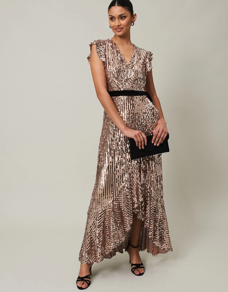 Enja Sequin Maxi Dress