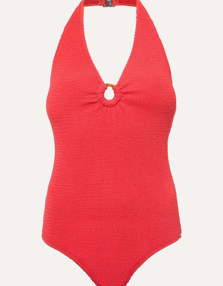 Red Halterneck Swimsuit