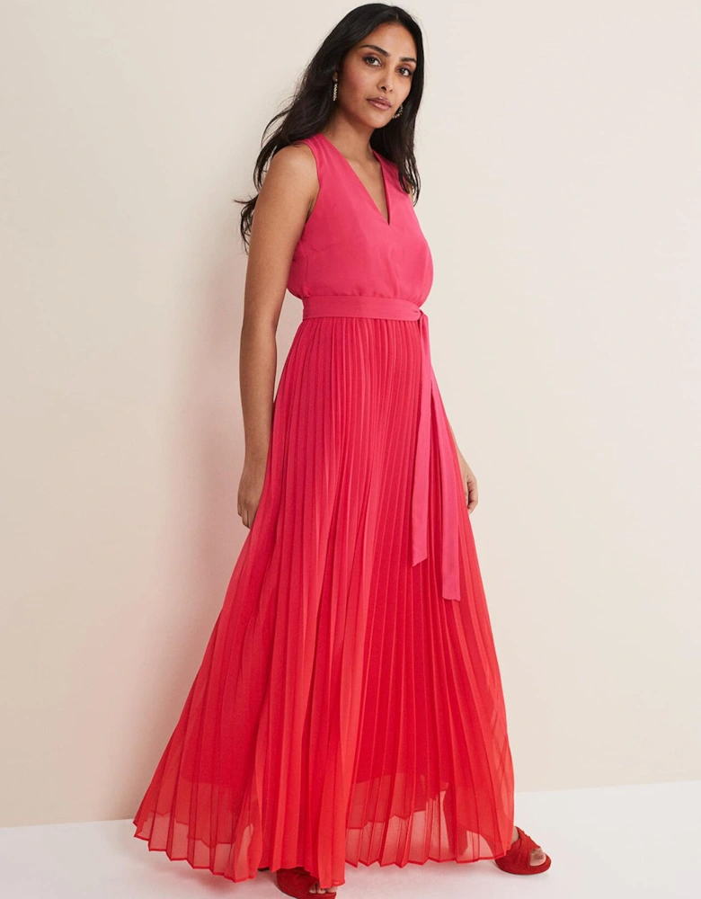 Petite Piper Ombre Maxi  Dress