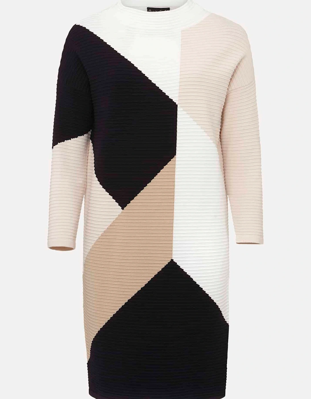 Hetty Colour Block Tunic Mini Dress