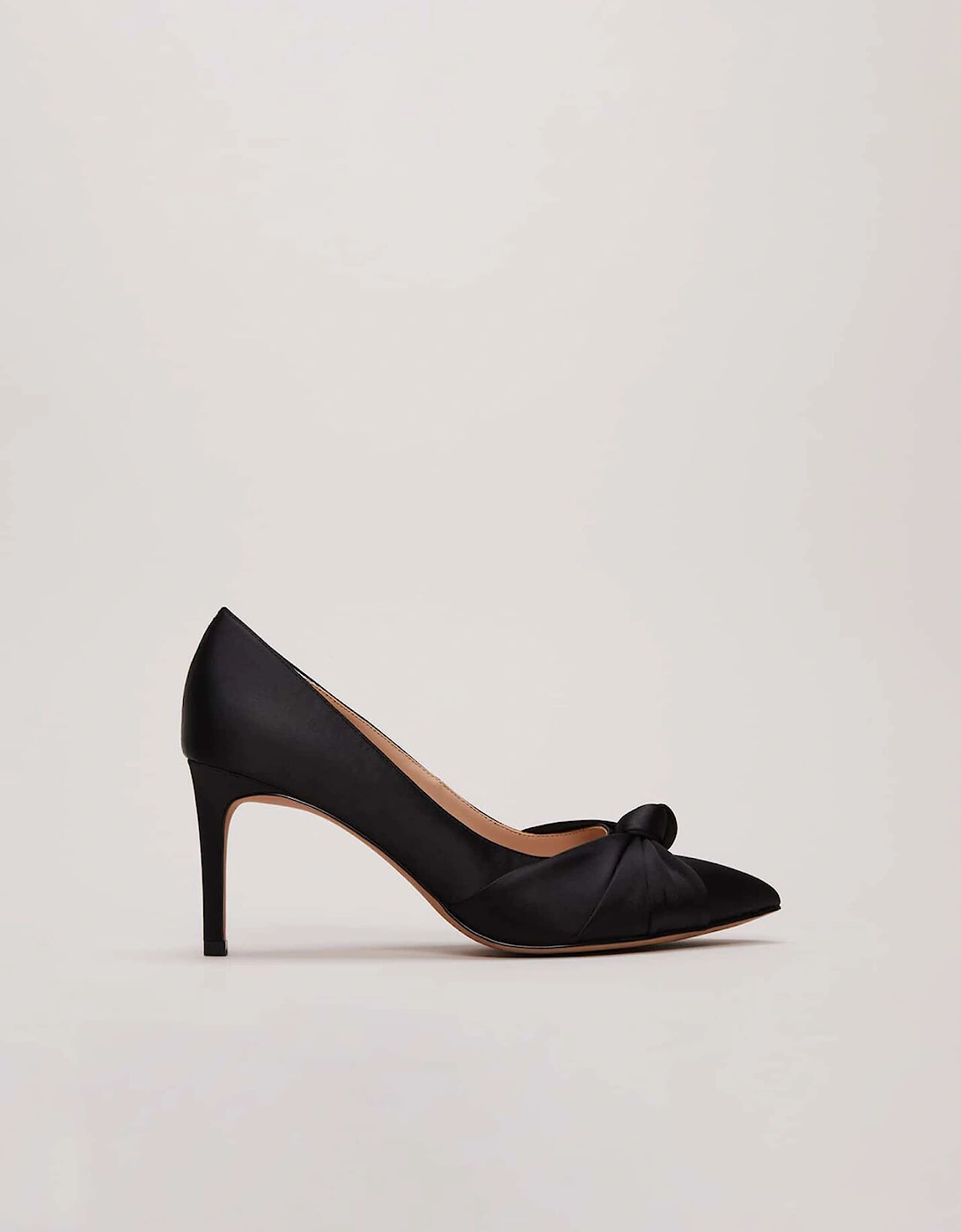 Black Satin Court Heels, 9 of 8