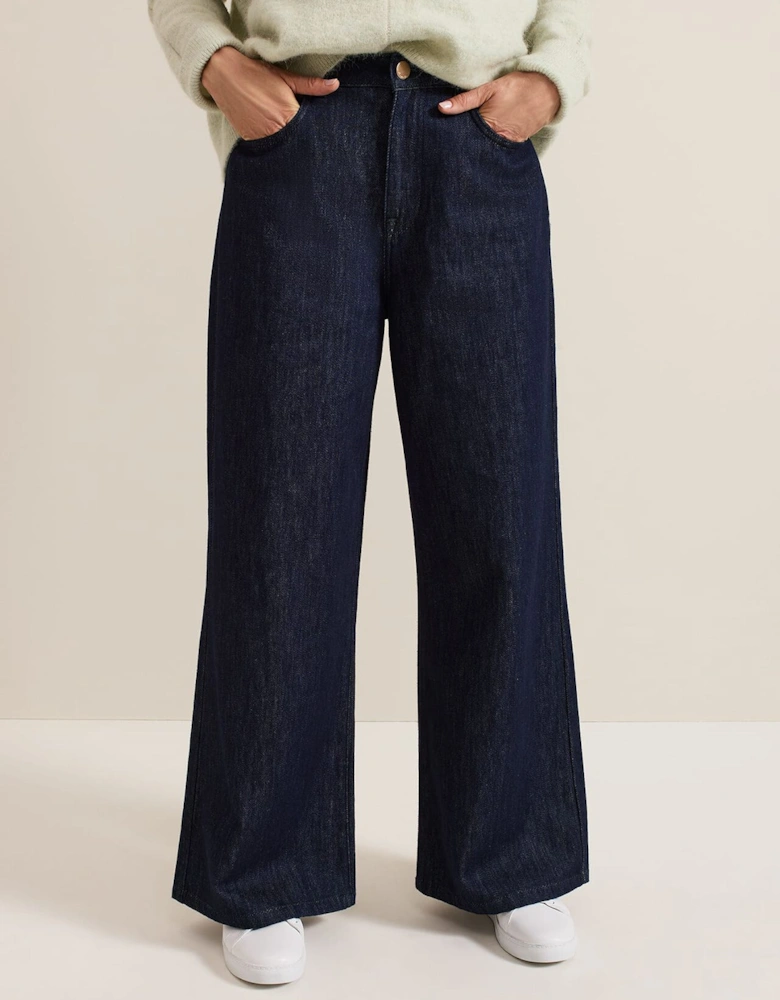 Liana Dark Wash Wide Leg Jean