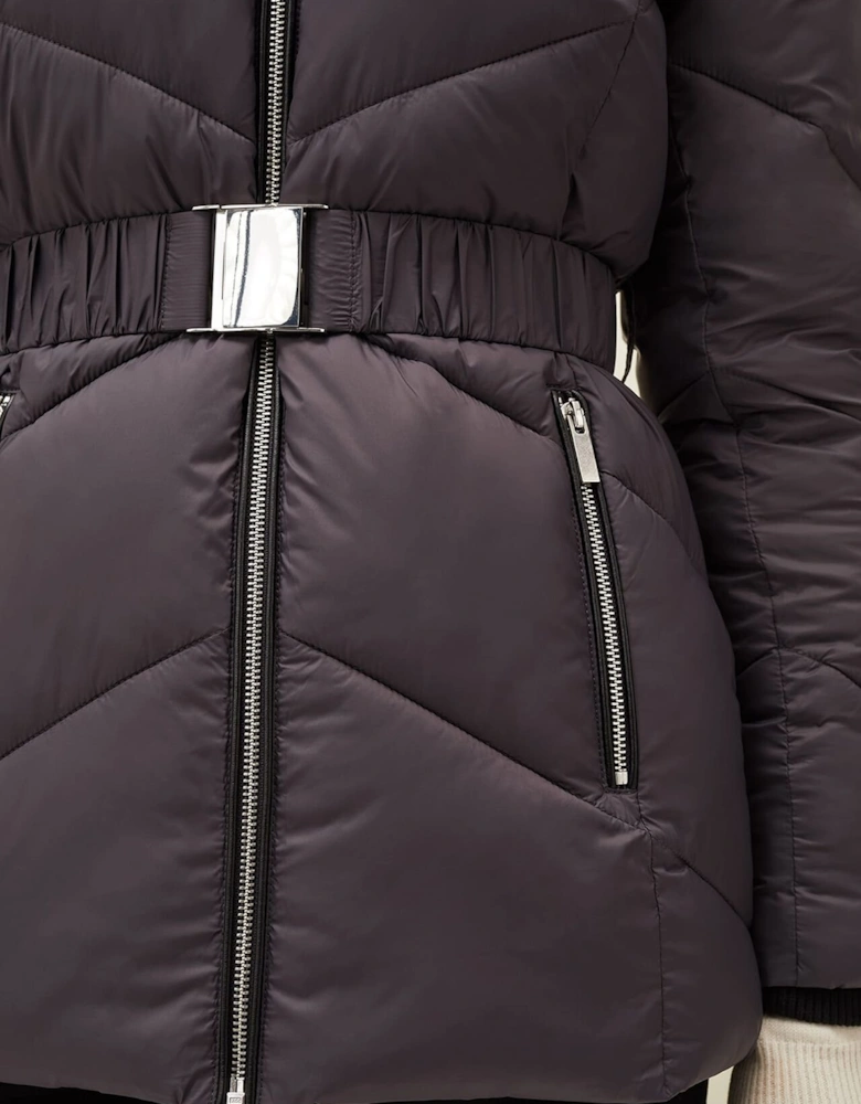 Krissy Short High Shine Puffer Coat