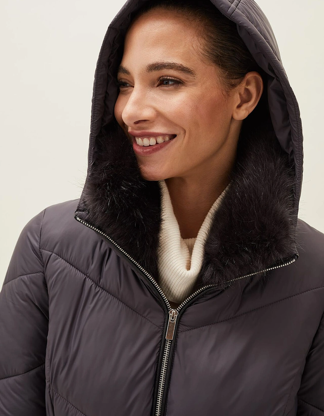 Krissy Short High Shine Puffer Coat