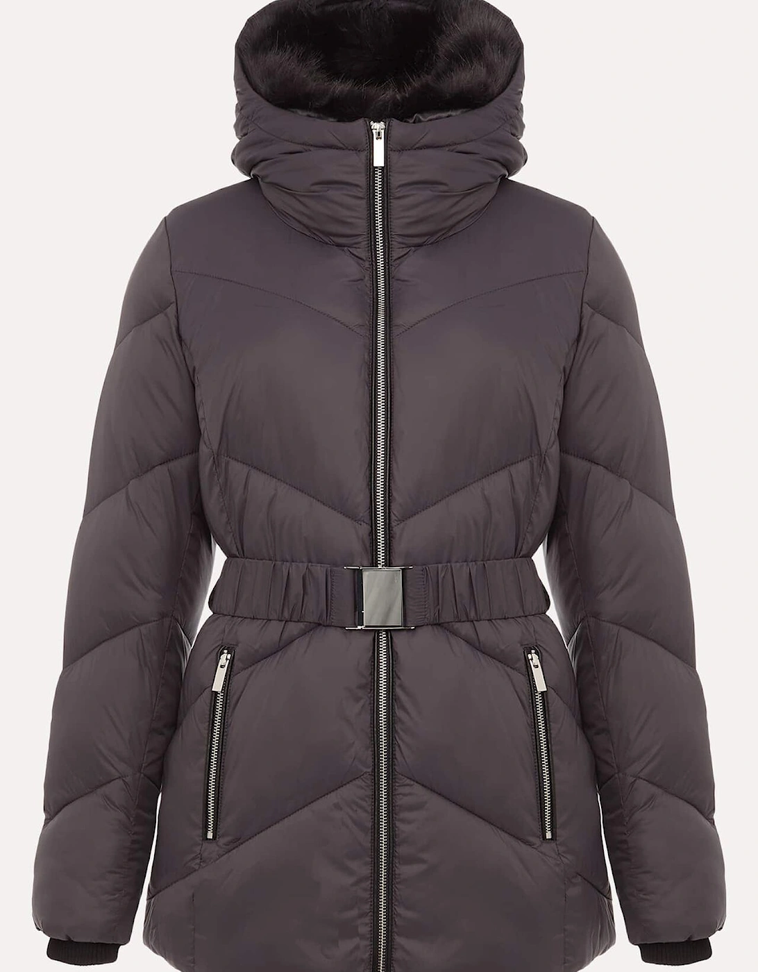 Krissy Short High Shine Puffer Coat