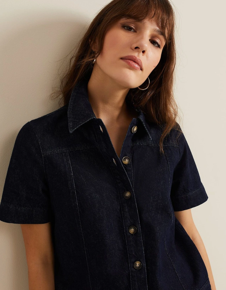 Larisa Denim Tunic Dress