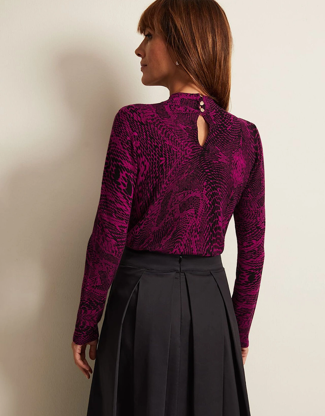 Livetta Snake Print Top