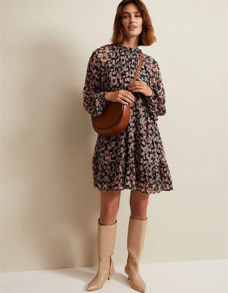 Betty Floral Print Swing Dress