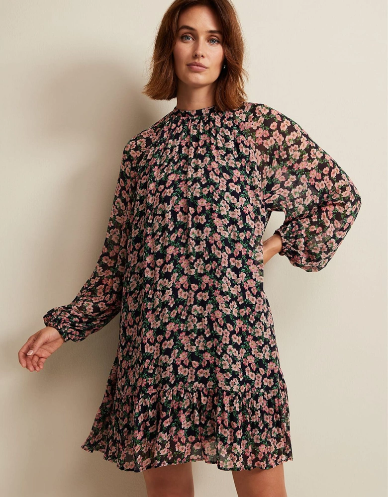 Betty Floral Print Swing Dress