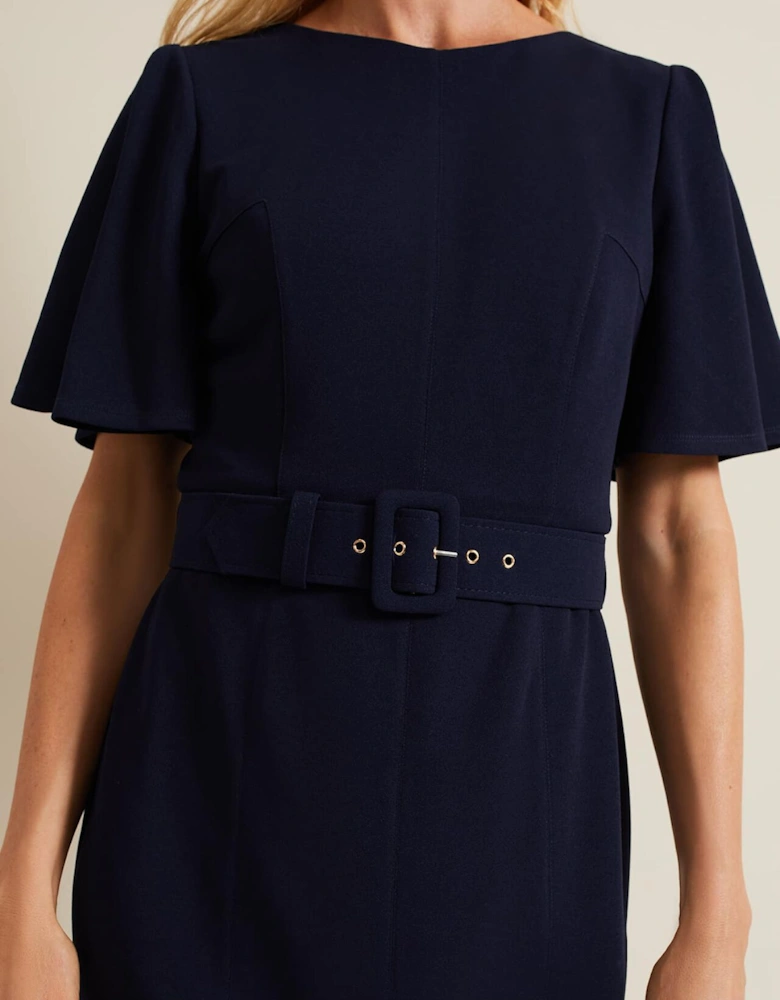 Fanella Belted Jersey Dress