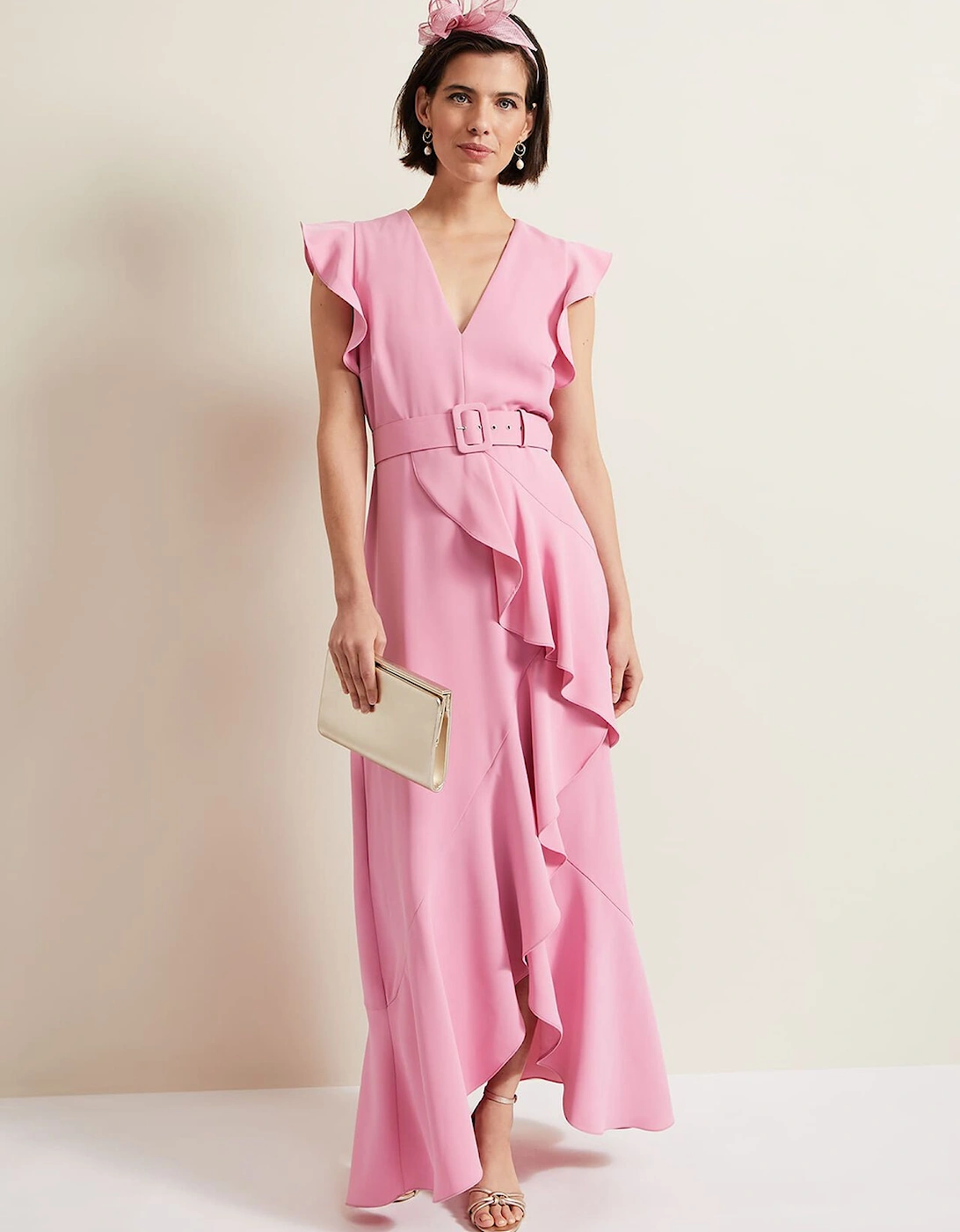 Phoebe Frill Maxi Dress