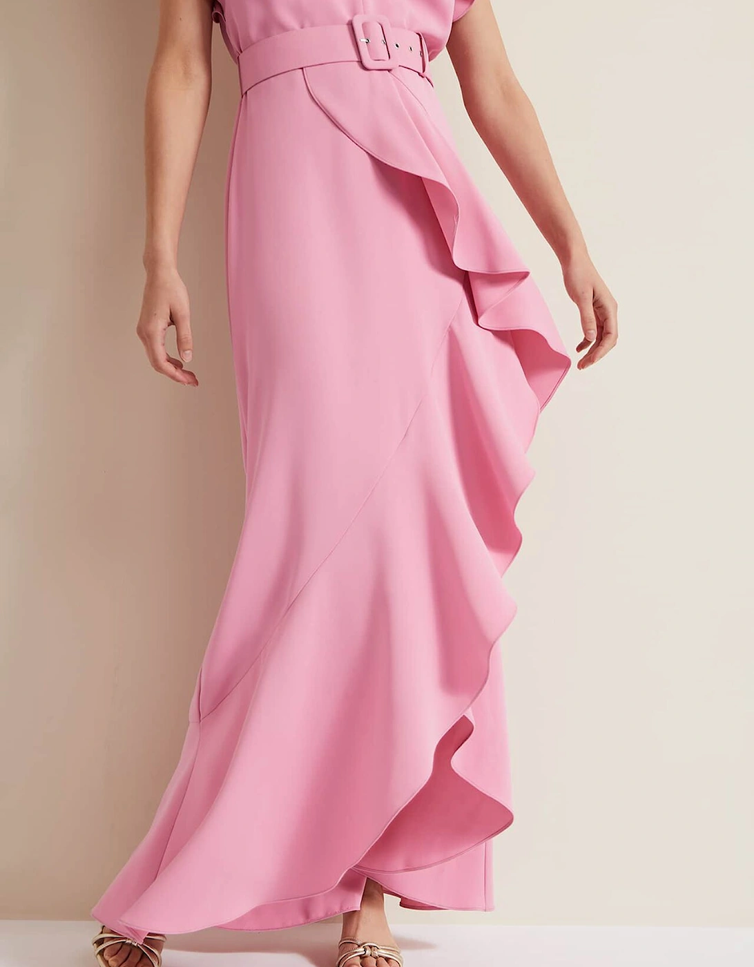 Phoebe Frill Maxi Dress