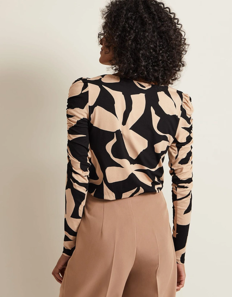 Rosalita Bow Print Top