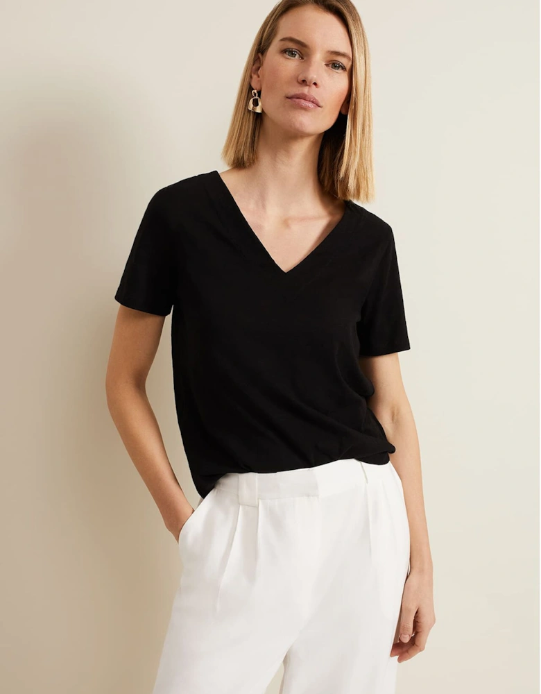 Elspeth V Neck Top