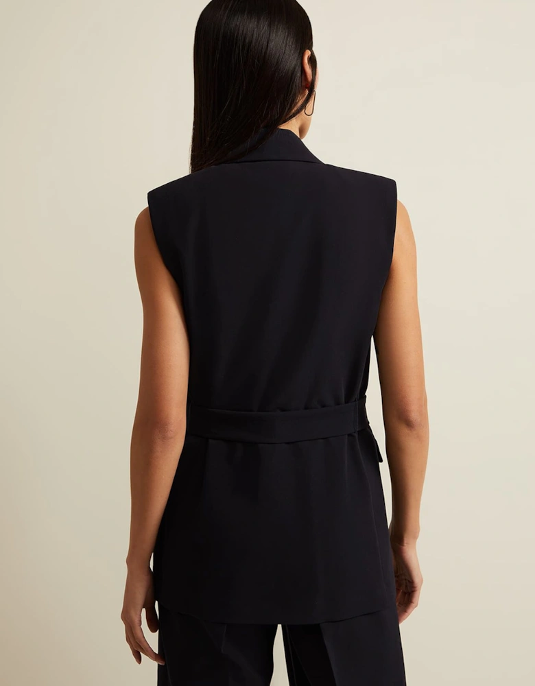 Jade Sleeveless Tailored Waistcoat