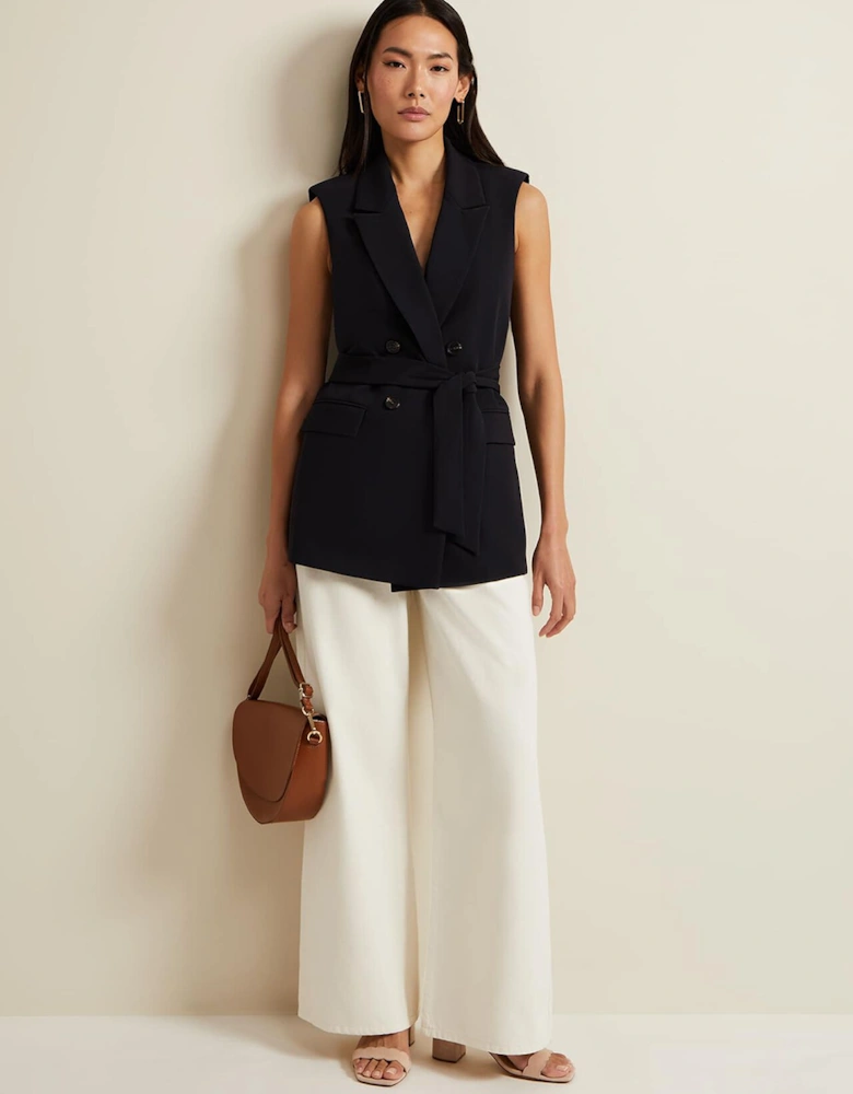 Jade Sleeveless Tailored Waistcoat