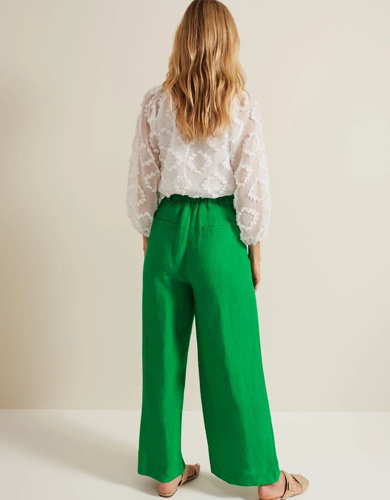 Lottie Linen Wide Leg Trousers