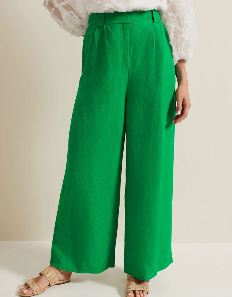 Lottie Linen Wide Leg Trousers