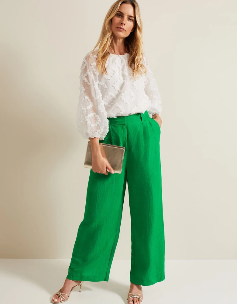 Lottie Linen Wide Leg Trousers