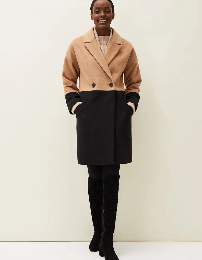 Emery Double Breasted Wool Coat