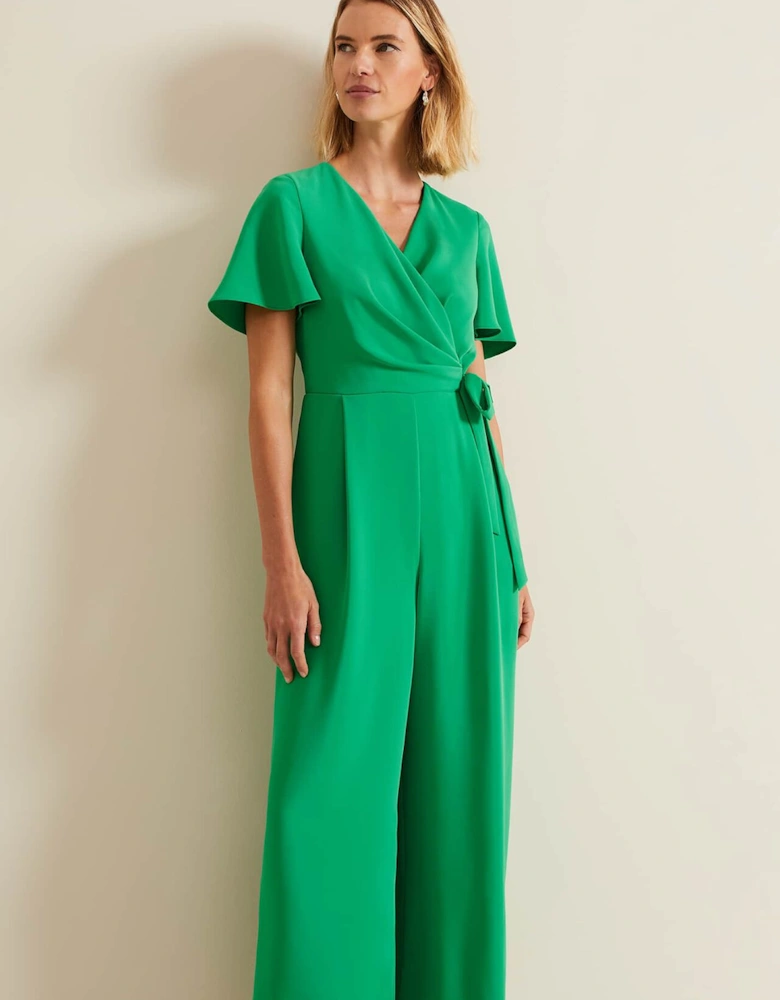 Julissa Green Wide Leg Jumpsuit