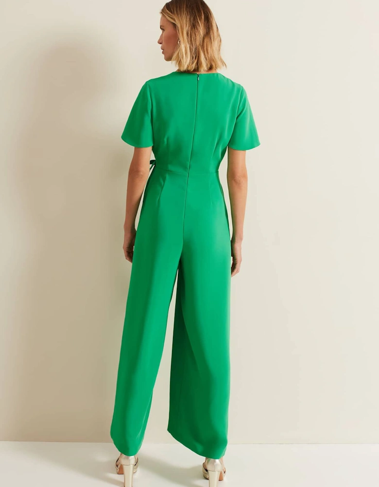 Julissa Green Wide Leg Jumpsuit