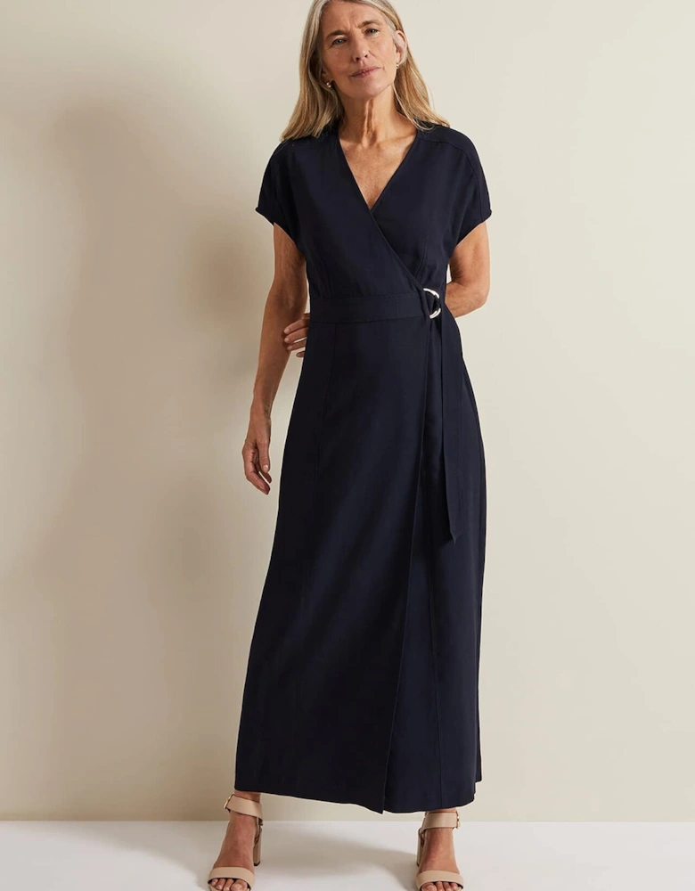 Liv Wrap Midi Dress