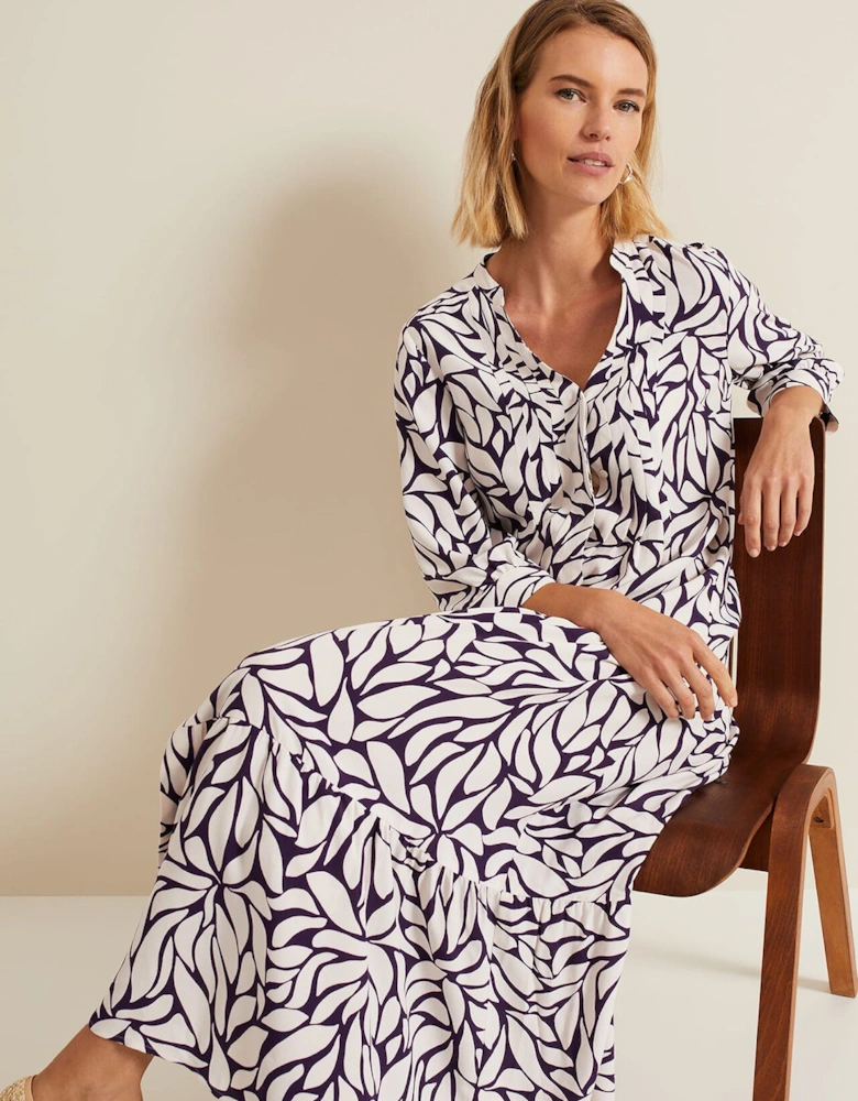 Penele Geo Midi Dress