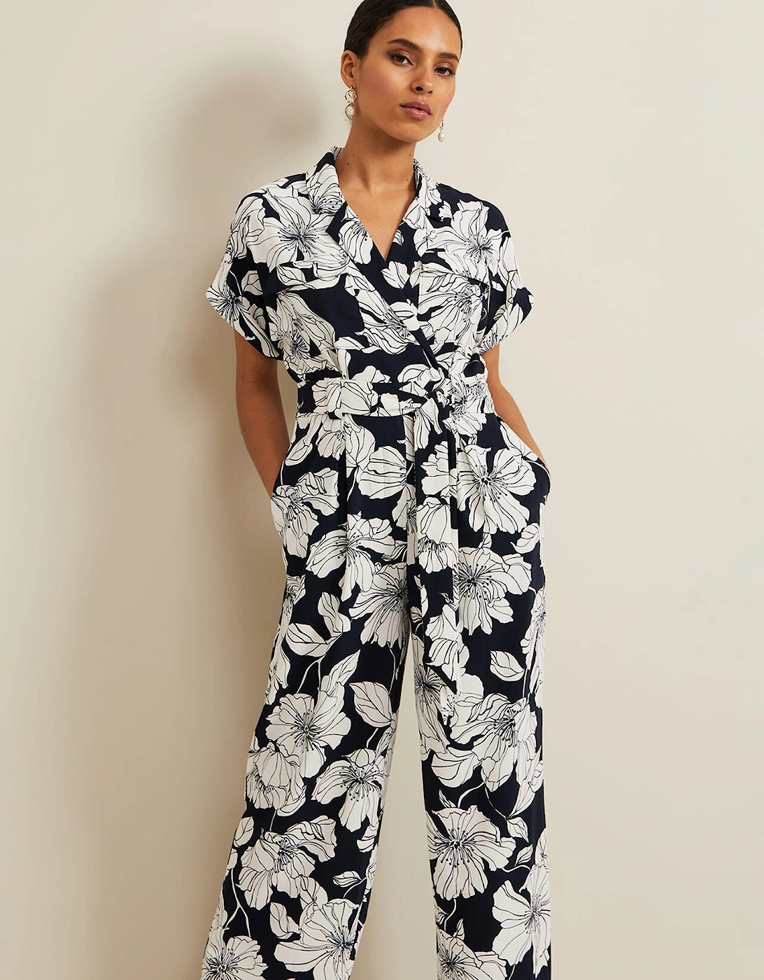 Petite Constance Floral Jumpsuit