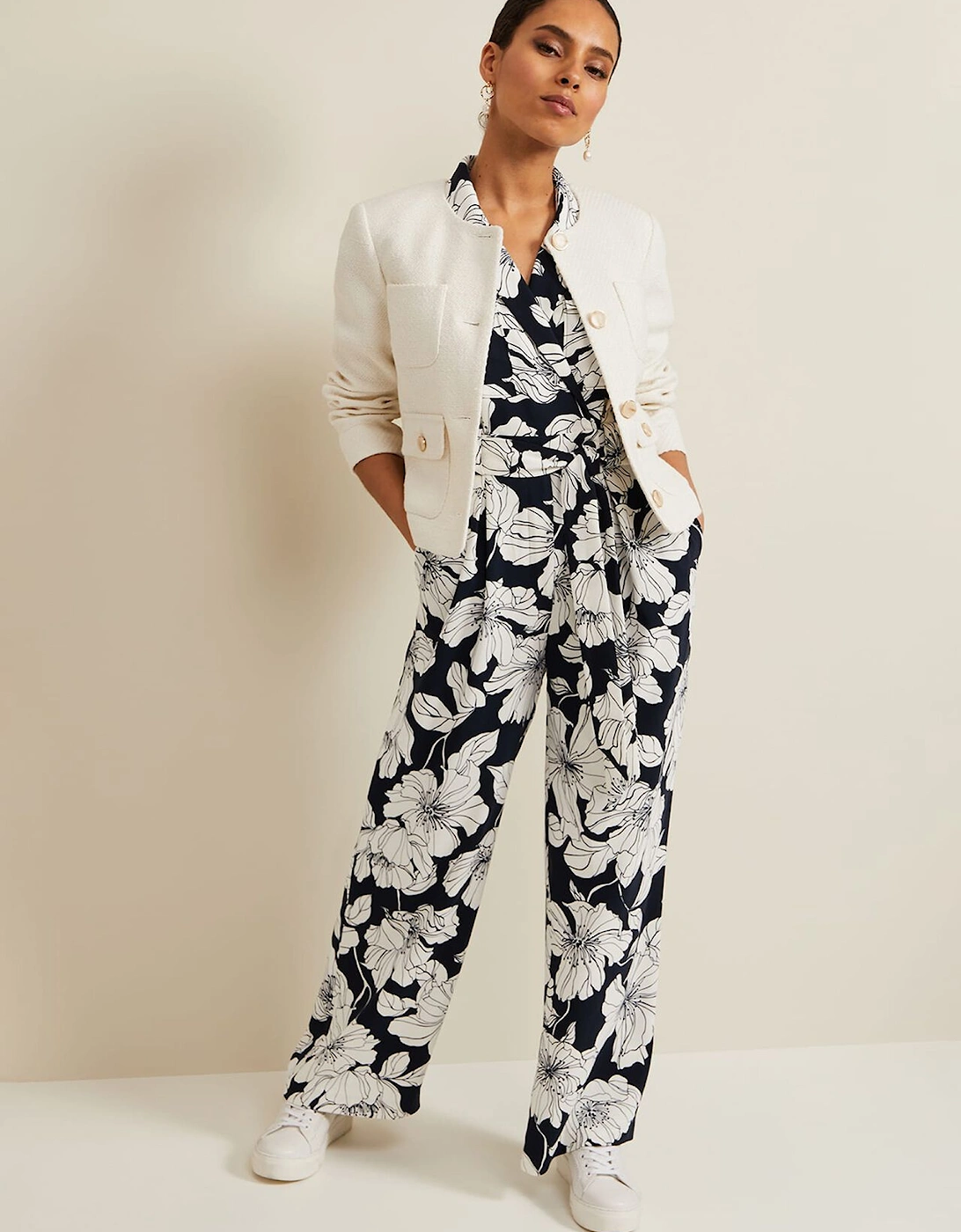 Petite Constance Floral Jumpsuit