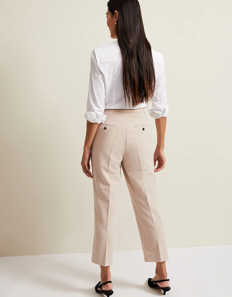 Everlee Crop Straight Leg Smart Trouser