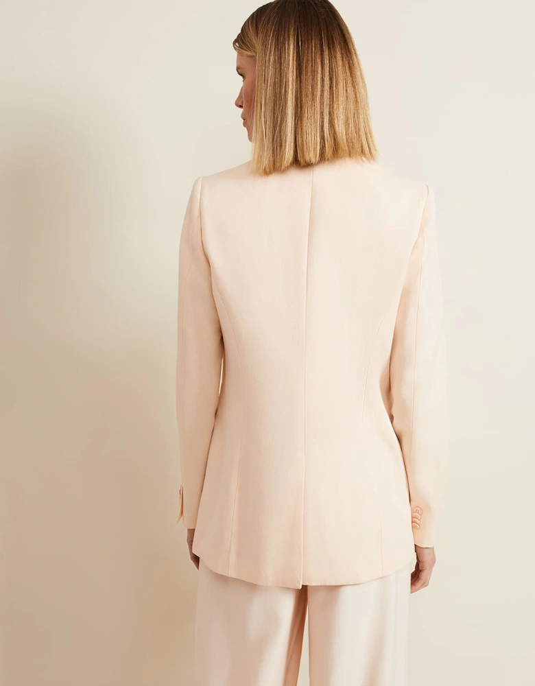 Bianca Peach Suit Jacket