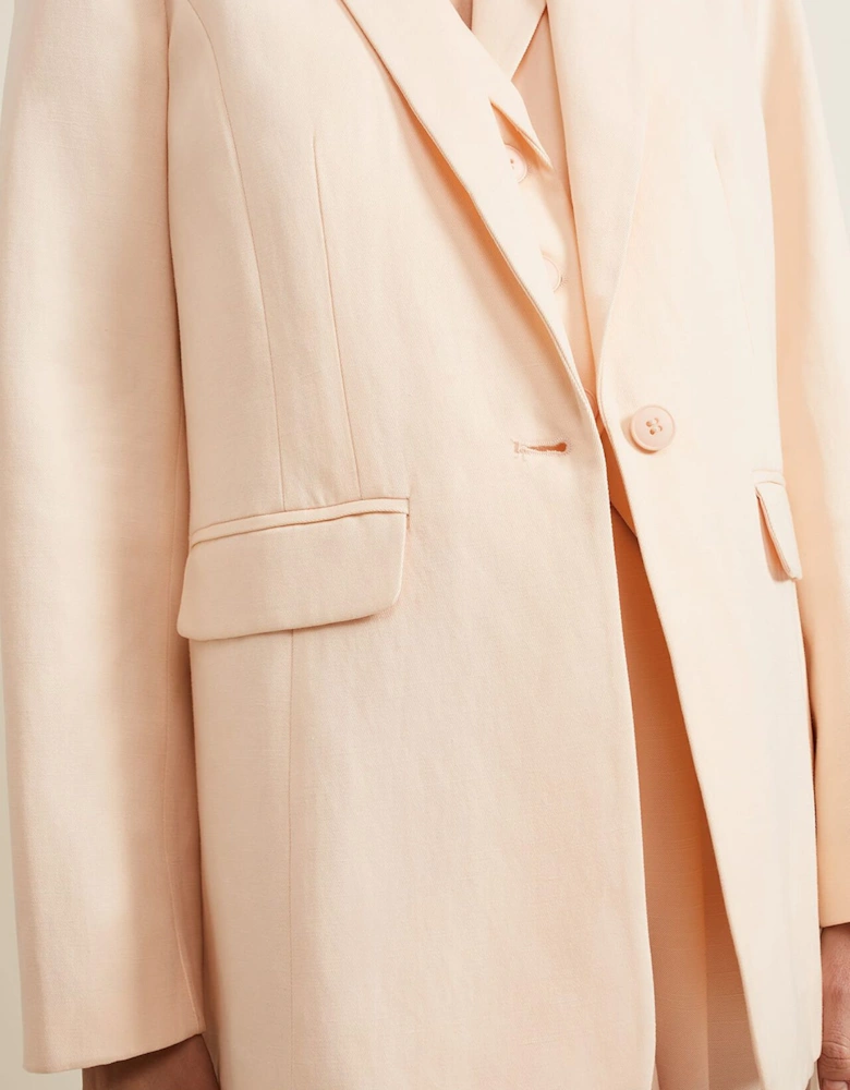 Bianca Peach Suit Jacket