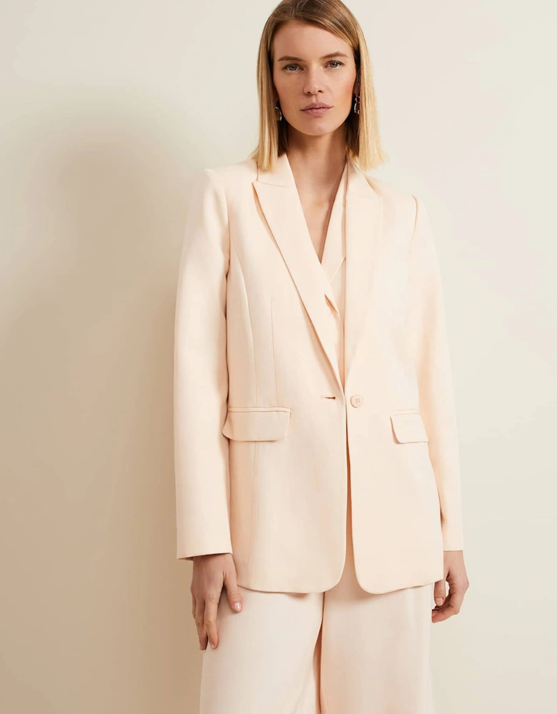 Bianca Peach Suit Jacket