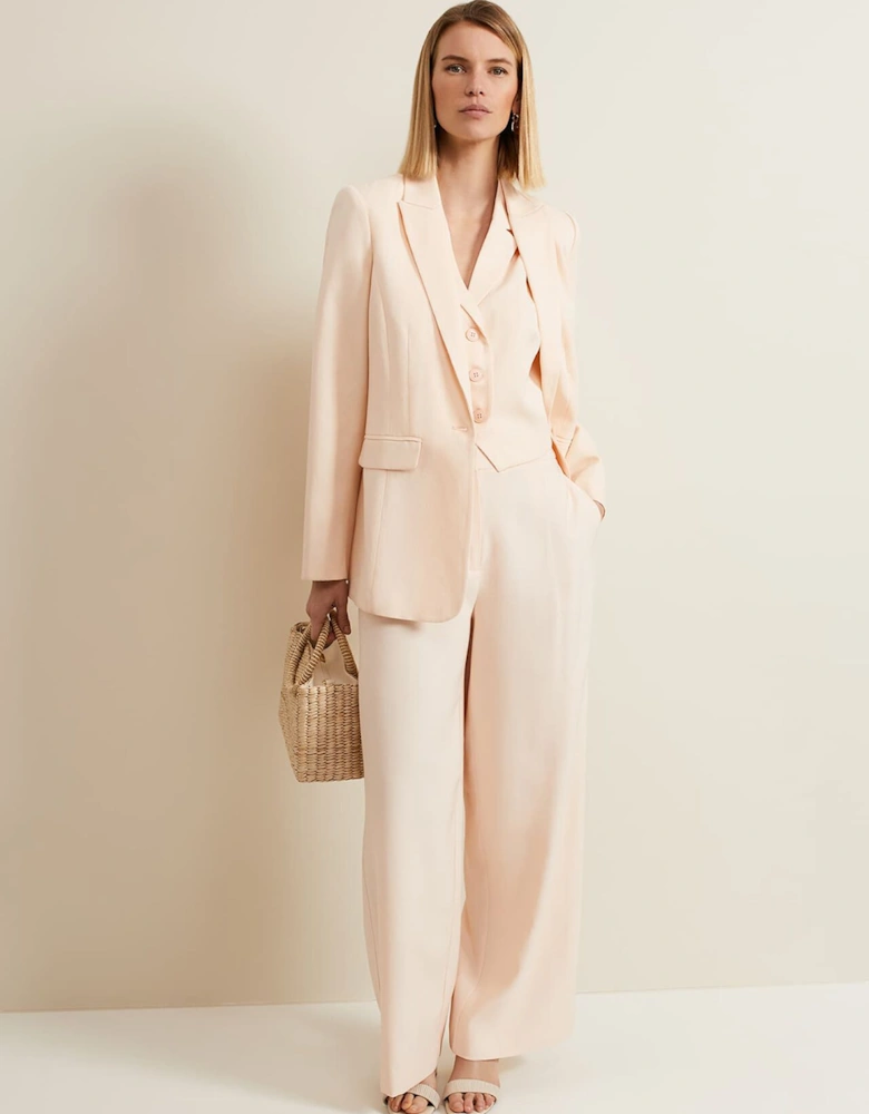 Bianca Peach Suit Jacket