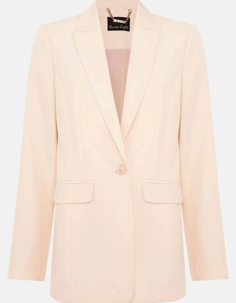 Bianca Peach Suit Jacket