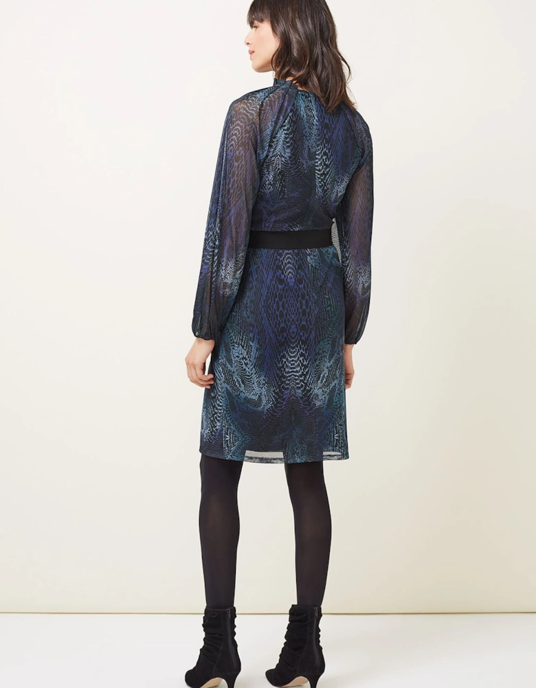 Amelie Snake Print Dress