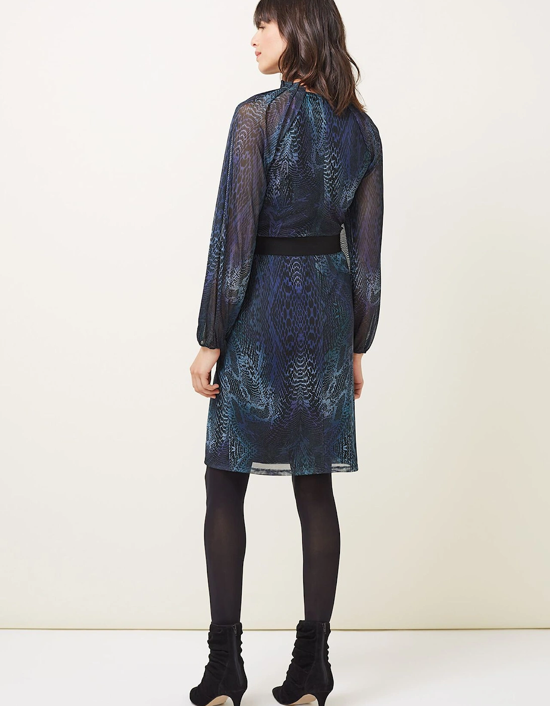 Amelie Snake Print Dress