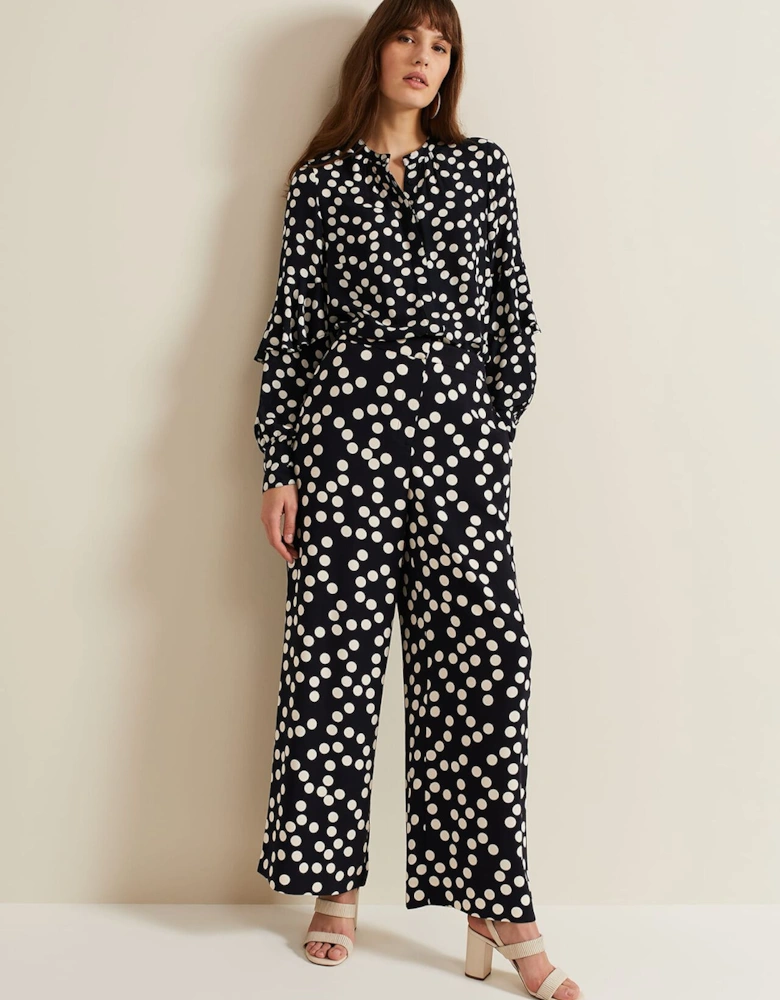 Mairead Polka Dot Wide Leg Trouser