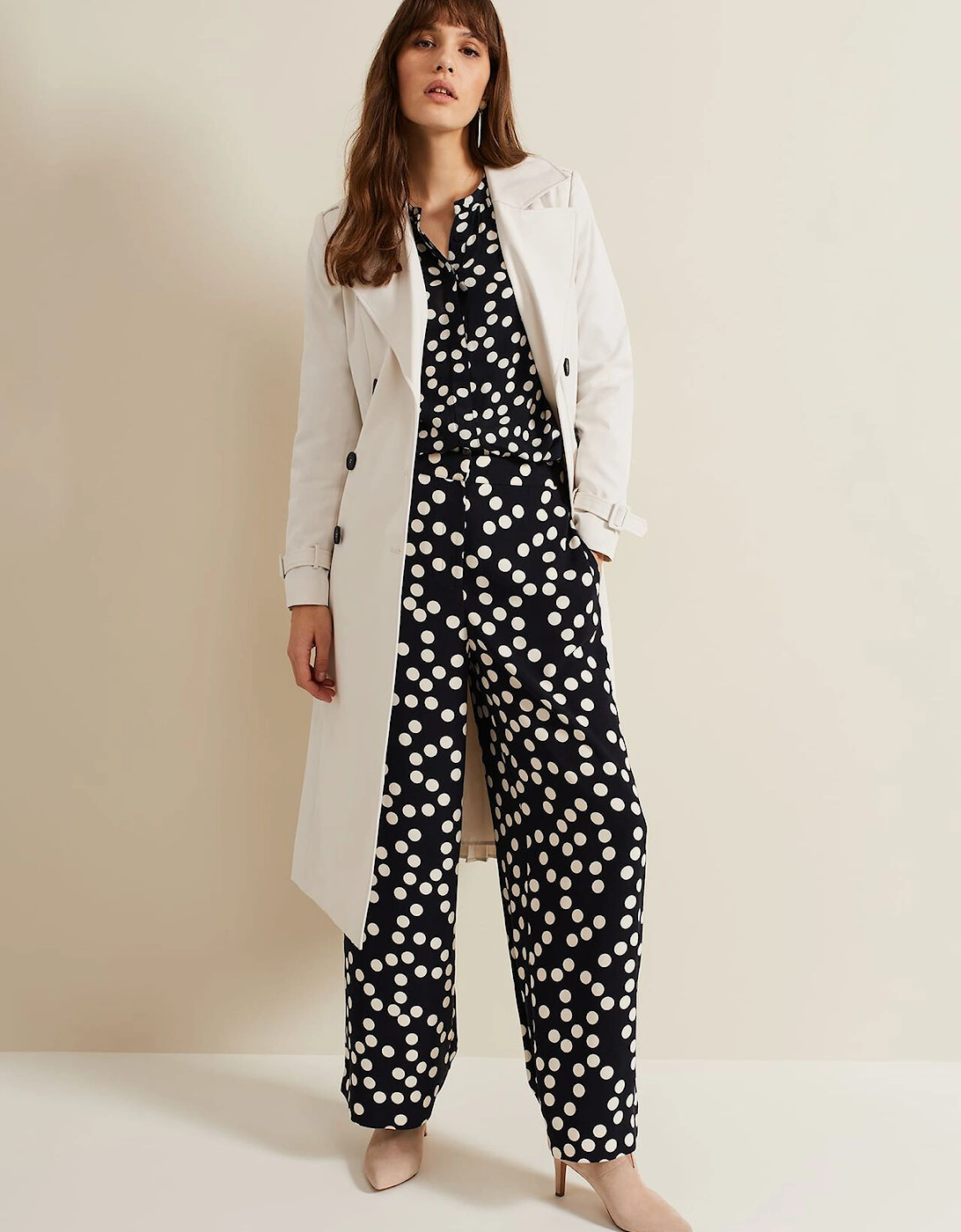 Mairead Polka Dot Wide Leg Trouser