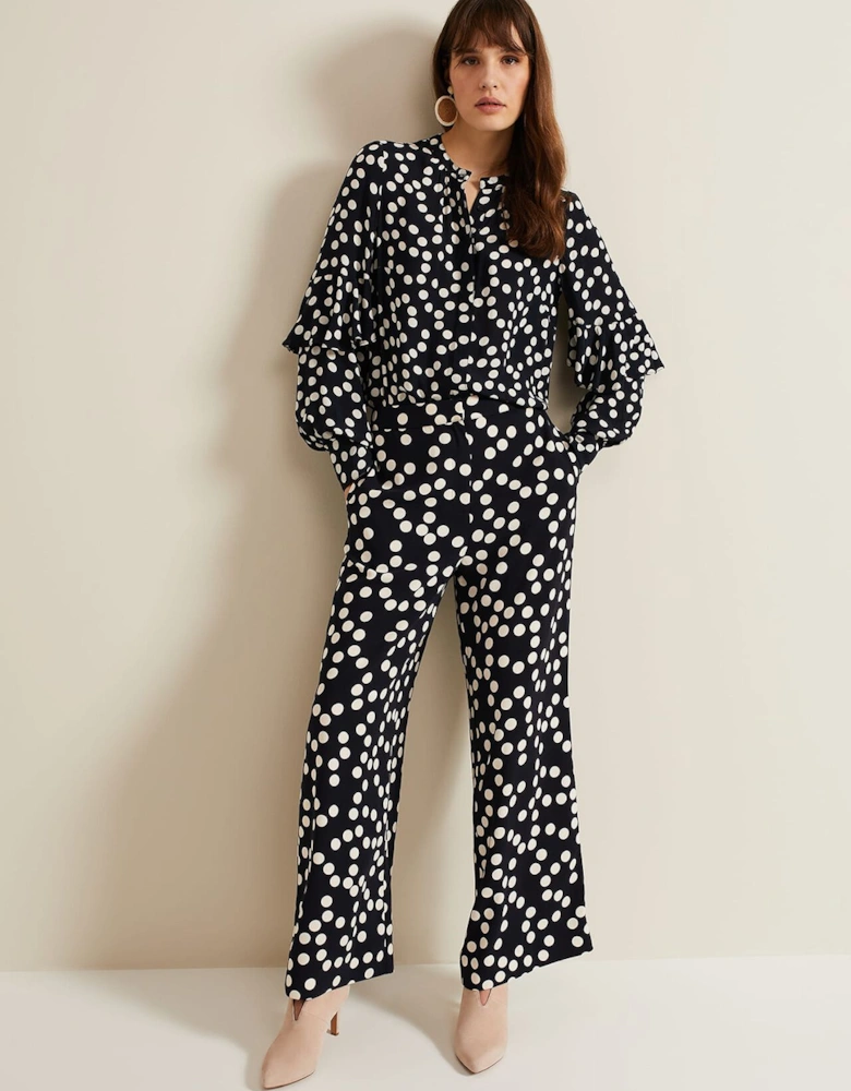 Mairead Polka Dot Wide Leg Trouser