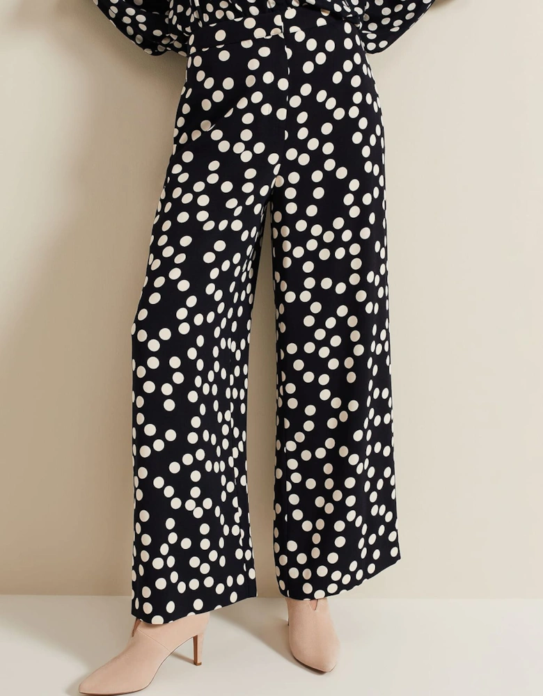 Mairead Polka Dot Wide Leg Trouser