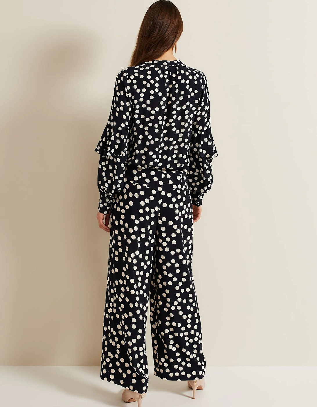 Mairead Polka Dot Wide Leg Trouser