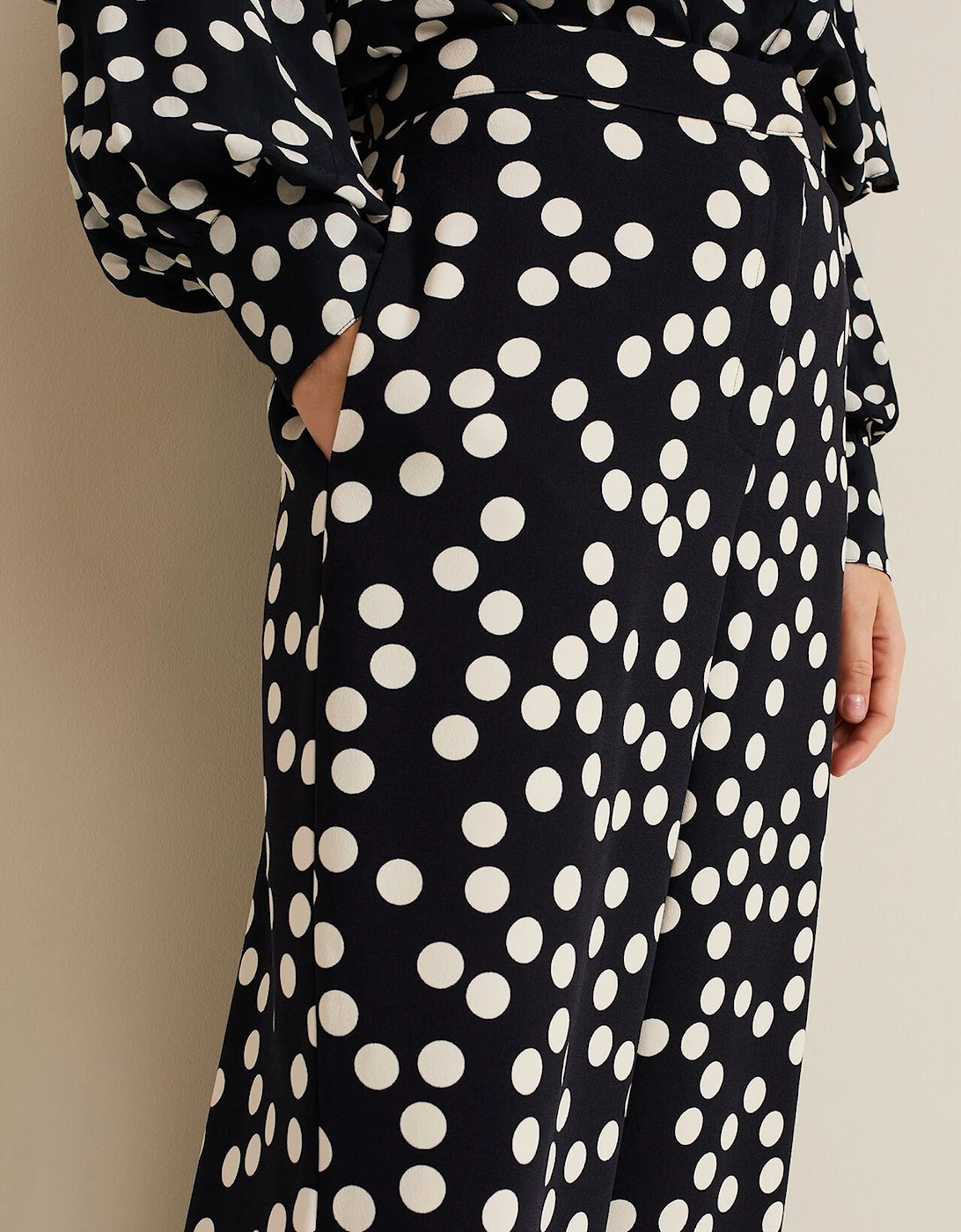 Mairead Polka Dot Wide Leg Trouser